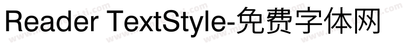 Reader TextStyle字体转换